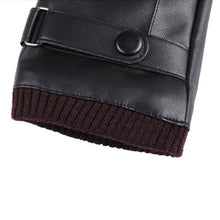 Charger l&#39;image dans la galerie, Gants tactiles en cuir PU doublés d&#39;une doublure intérieure douce coupe-vent