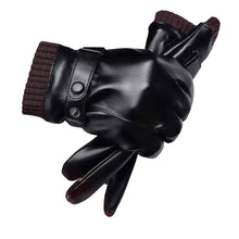 Charger l&#39;image dans la galerie, Le Duo Parfait pour Motards : Gants cuir + Cagoule Anti-Froid