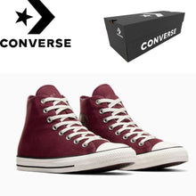Charger l&#39;image dans la galerie, Converse montone all star super qualité Unisex en couleur bordeaux montone