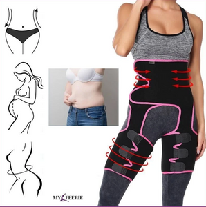 ceinture de sudation 3 en 1 : cuisse,ventre, et taille