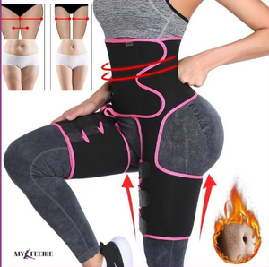 ceinture de sudation 3 en 1 : cuisse,ventre, et taille