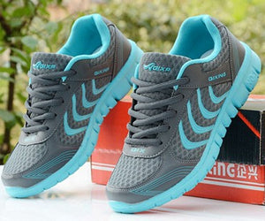 Sneakers women running shoes 2019 fashion solid breathable mesh casual shoes woman lace-up unisex sports shoes women sneakers