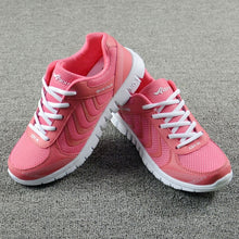 Load image into Gallery viewer, Sneakers women running shoes 2019 fashion solid breathable mesh casual shoes woman lace-up unisex sports shoes women sneakers