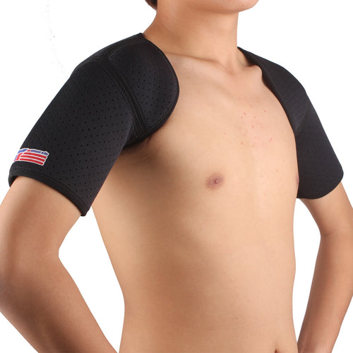 1PC Sports Double Shoulder Brace Support Strap Wrap Belt Band Pad Personal Pain Relief Relax Health Care Tool