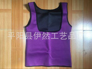 Body fitted body magic thin waist waist solid chest abdominal fat fitness neoprene sports vest underwear clothing