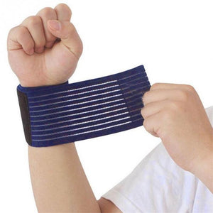 1Piece Elastic Sports Bandage Wristband Hand Gym Support Wrist Brace Wrap Basketball Tennis Cotton Fitness Sweatband