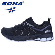 Load image into Gallery viewer, BONA New Arrival Hot Style Men Running Shoes Lace Up Breathable Comfortable Sneakers Outdoor Walking Footwear Men