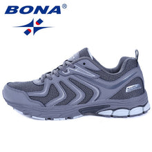 Load image into Gallery viewer, BONA New Arrival Hot Style Men Running Shoes Lace Up Breathable Comfortable Sneakers Outdoor Walking Footwear Men