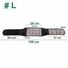 Load image into Gallery viewer, * Tcare Adjustable Waist Tourmaline Self heating Magnetic Therapy Back Waist Support