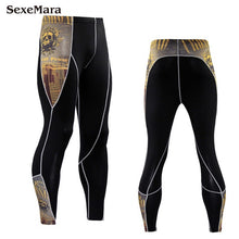 Load image into Gallery viewer, Mens Sport Running Set Compression T-Shirt + Pants Skin-Tight Long Sleeves Fitness Rashguard MMA Training Clothes Gym Yoga Suits