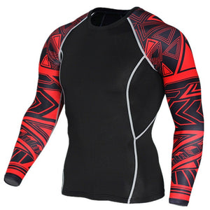 Men Running Sport Compression t shirt Pants Suits Jogging Tracksuit Sets Male Gym Fitness Crossfit Sportswear Tees Tops Leggings