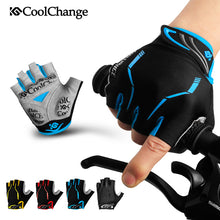 Load image into Gallery viewer, CoolChange Cycling Gloves Half Finger Mens Women&#39;s Summer Sports Shockproof Bike Gloves GEL MTB Bicycle Gloves Guantes Ciclismo